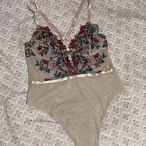 Floral body suit